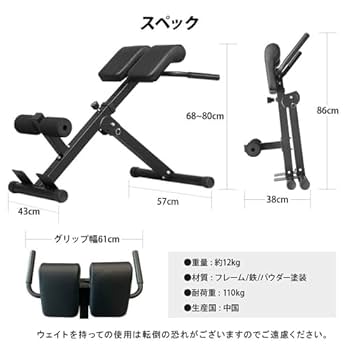Amazon | [リーディングエッジ] バックエクステンションベンチ